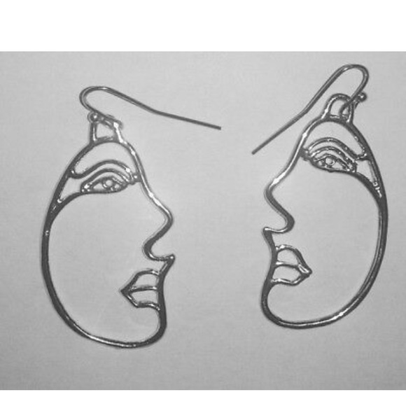 Face earrings - Picture 1 of 4
